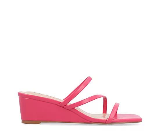 Journee Takarah Womens Wedge Sandals Product Image