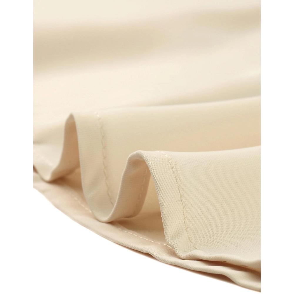 Allegra K Women's Vintage Button Down Contrast Peter Pan Collar Office Work Blouse Product Image