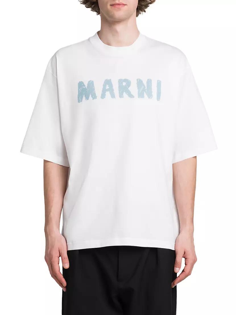 Mens Logo Cotton T-Shirt Product Image