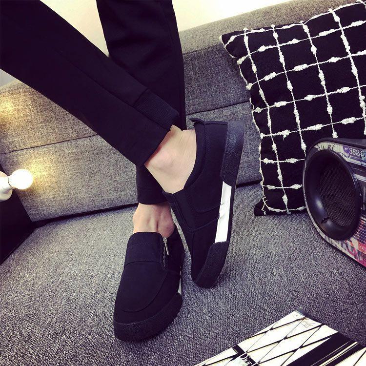 Canvas Zip Loafers Product Image
