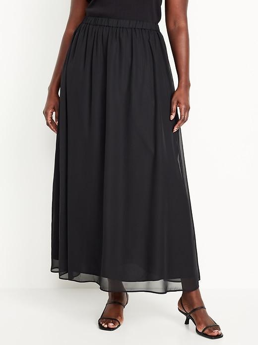 Chiffon Maxi Skirt Product Image