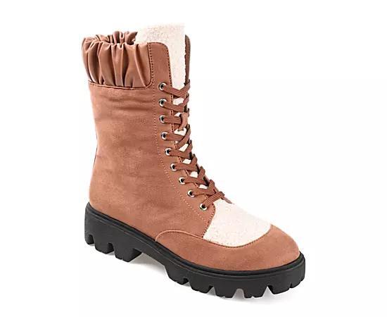 Journee Elinor Tru Comfort Foam Womens Hiker Boots Green Product Image