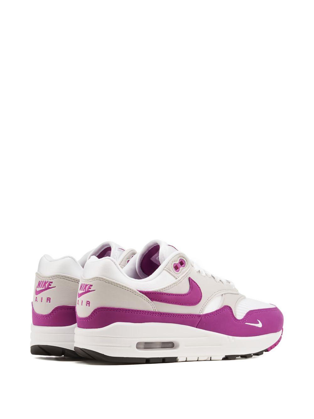 Air Max 1 &apos;87 "White/Bold Berry/Neutral Grey/Black" sneakers Product Image