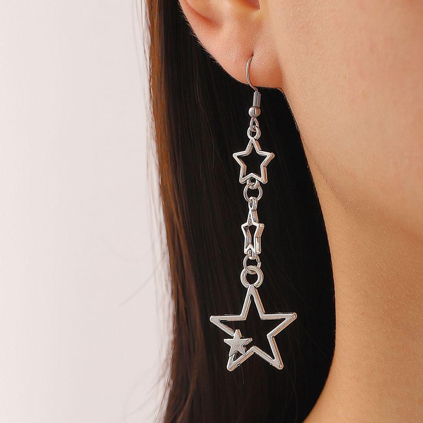 Star Alloy Dangle Earring / Necklace / Set Product Image
