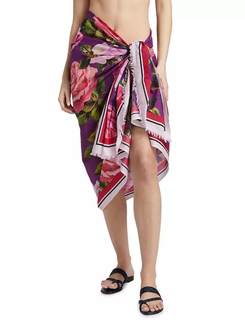 Floral Cotton Sarong Product Image