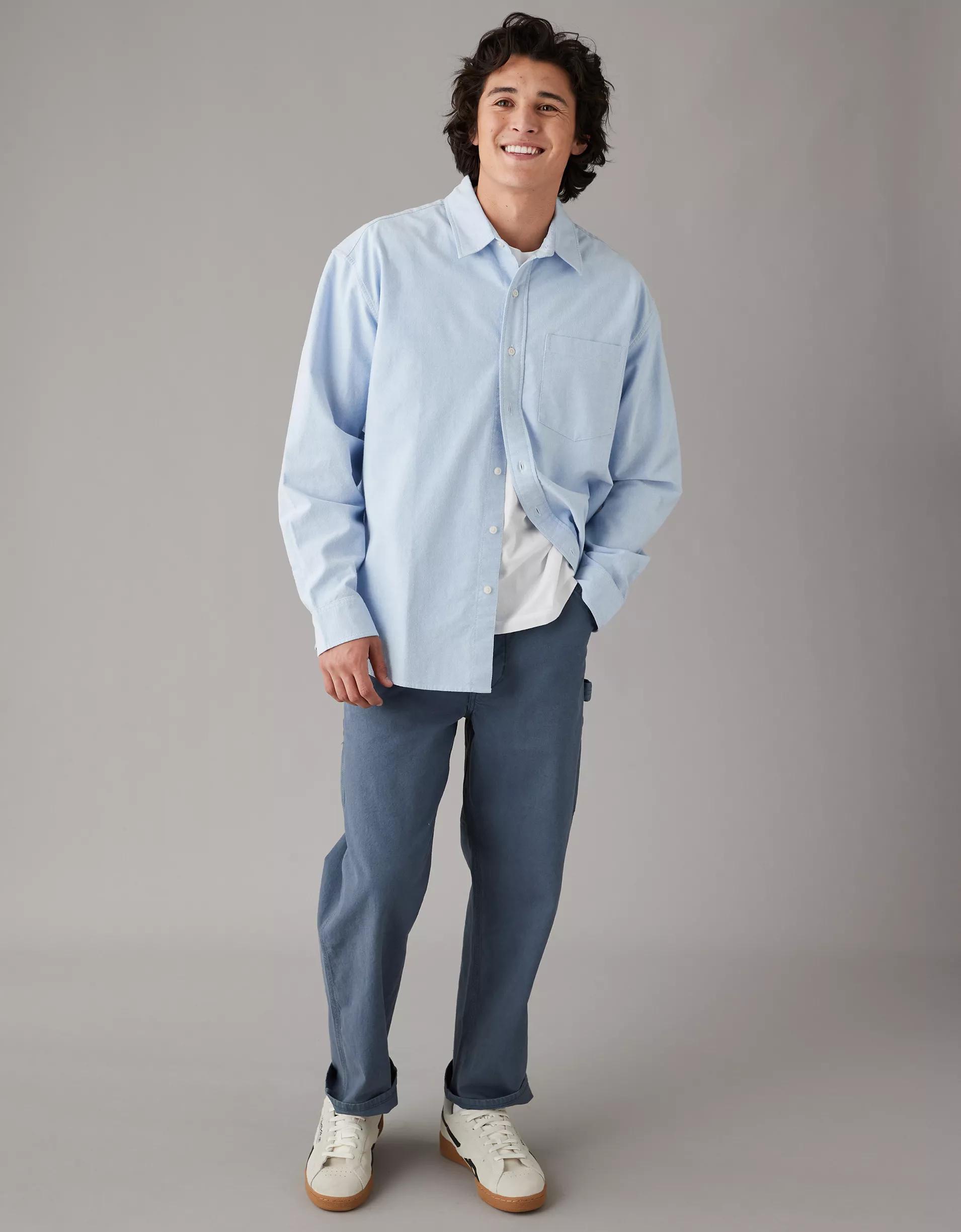 AE Everyday Oxford Button-Up Shirt Product Image