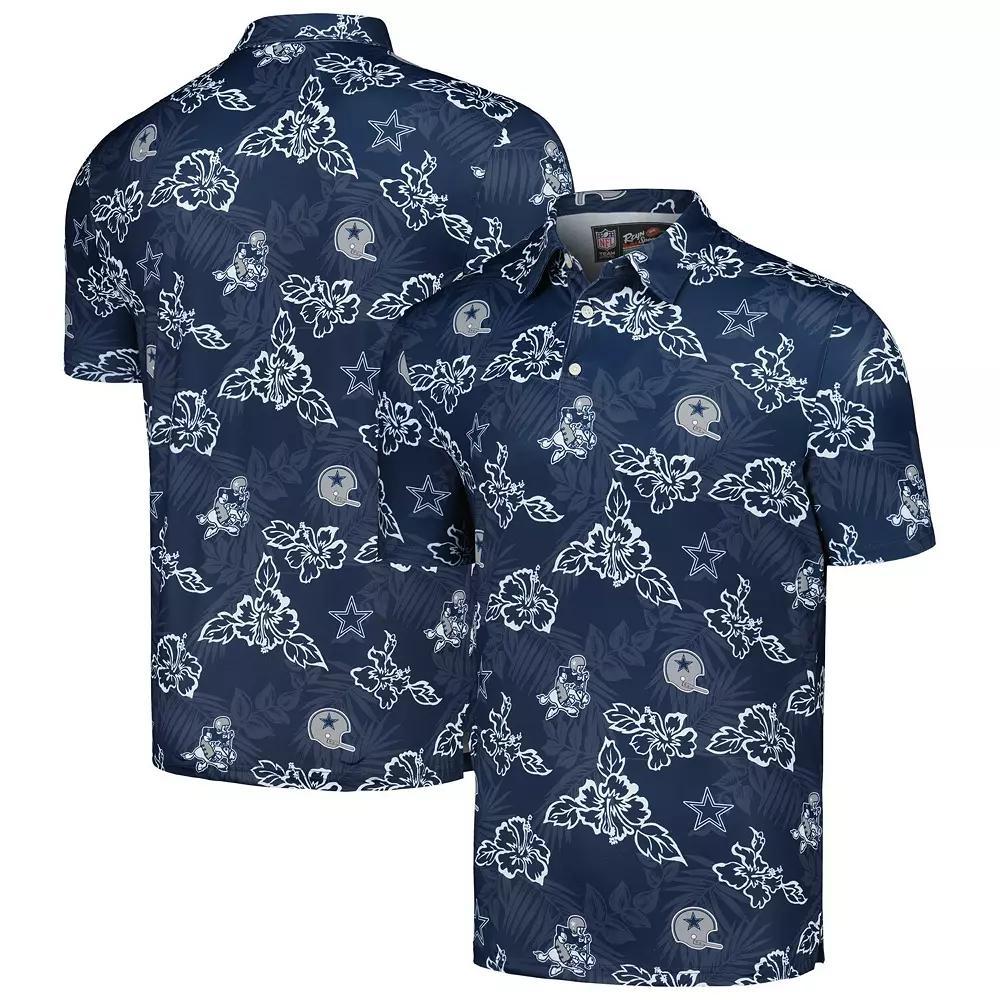 Men's Reyn Spooner Navy Dallas Cowboys Throwback Pua Performance Polo, Size: XL, Blue Product Image