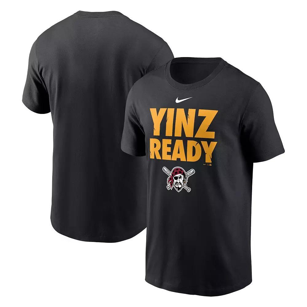 Men's Nike Black Pittsburgh Pirates Local Home Town T-Shirt, Size: Medium Product Image