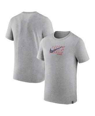 Men's Nike Black Paris Saint-Germain Swoosh Club T-Shirt, Size: Large, Psg Grey Product Image