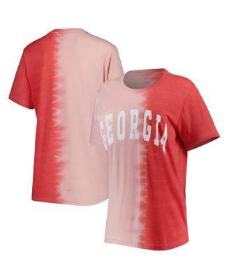Women's Gameday Couture Red Georgia Bulldogs Find Your Groove Split-Dye T-Shirt, Size: XS Product Image