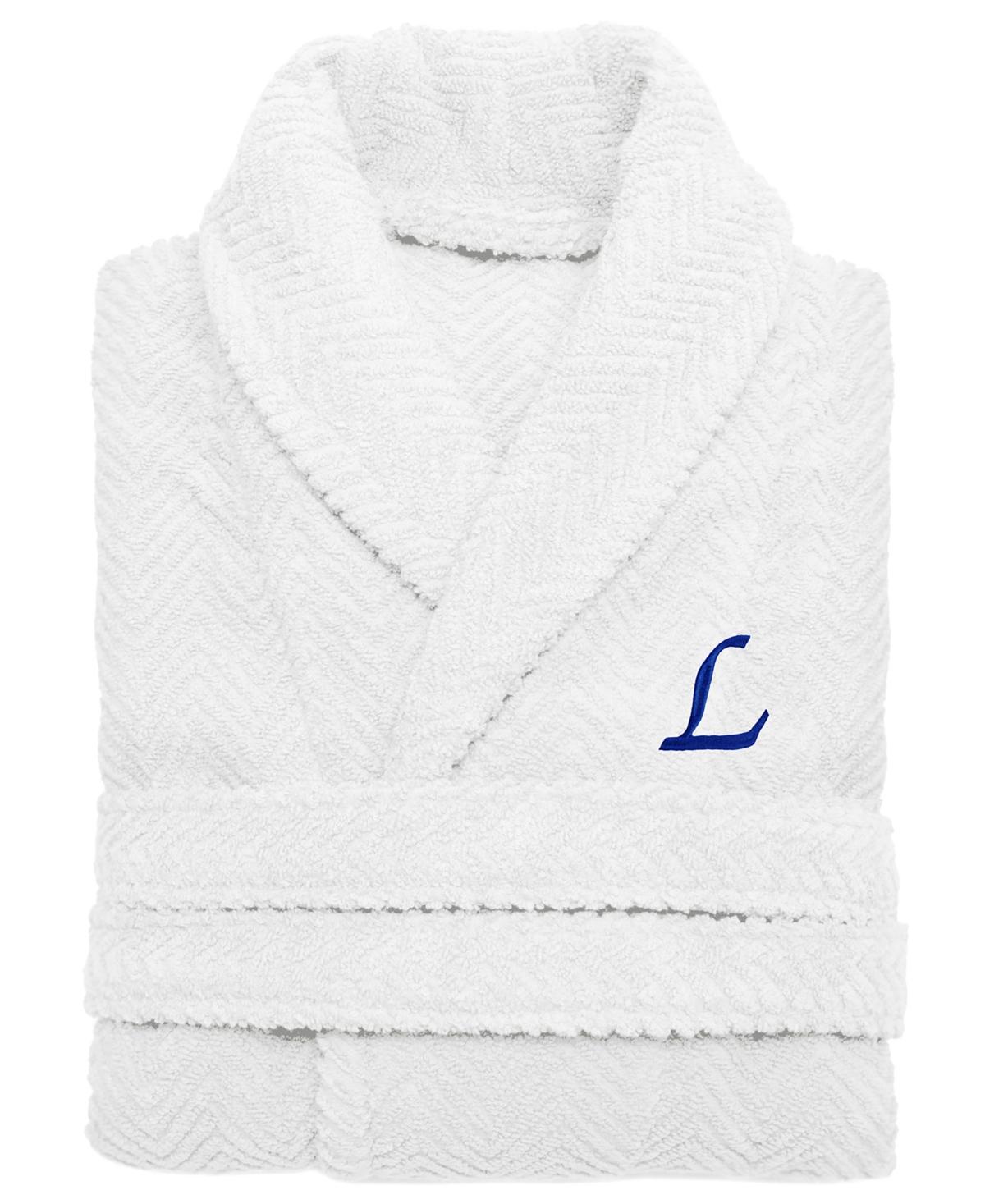 Linum Home Textiles Turkish Cotton Personalized Herringbone Weave Bathrobe, Womens Product Image