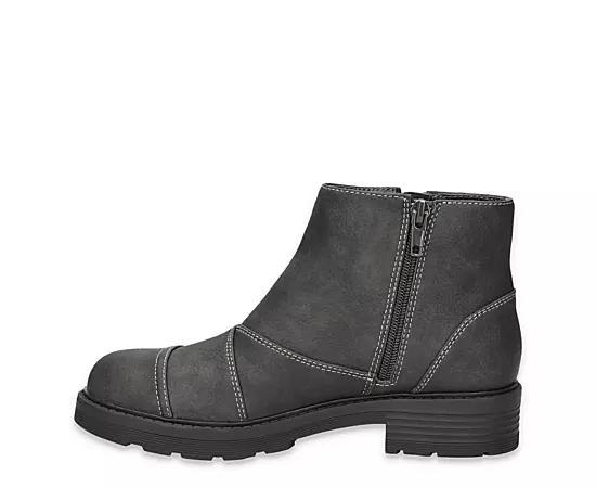 Aliah Easy Works by Easy Street Women's Slip Resistant Ankle Boots, Size: 10 Wide, Gray Product Image