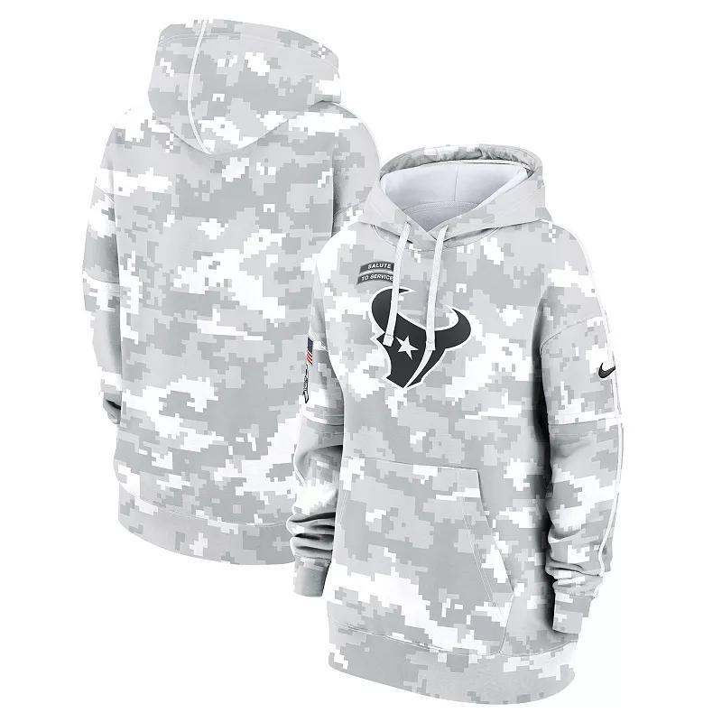 Houston Texans Salute to Service Primary Edge Club Nike Women's NFL Pullover Hoodie Product Image