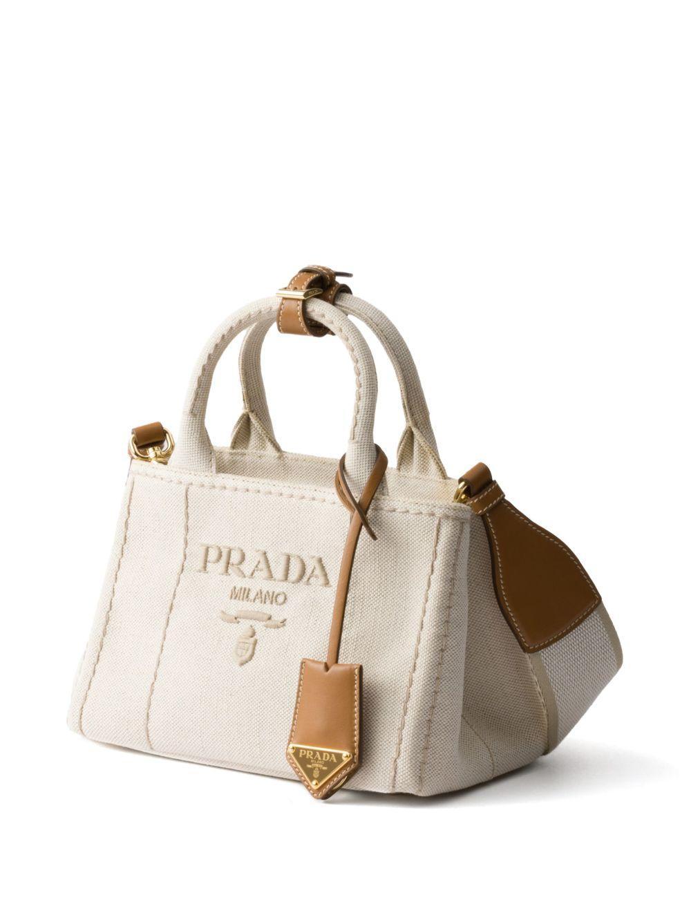 mini logo-embroidered tote bag Product Image