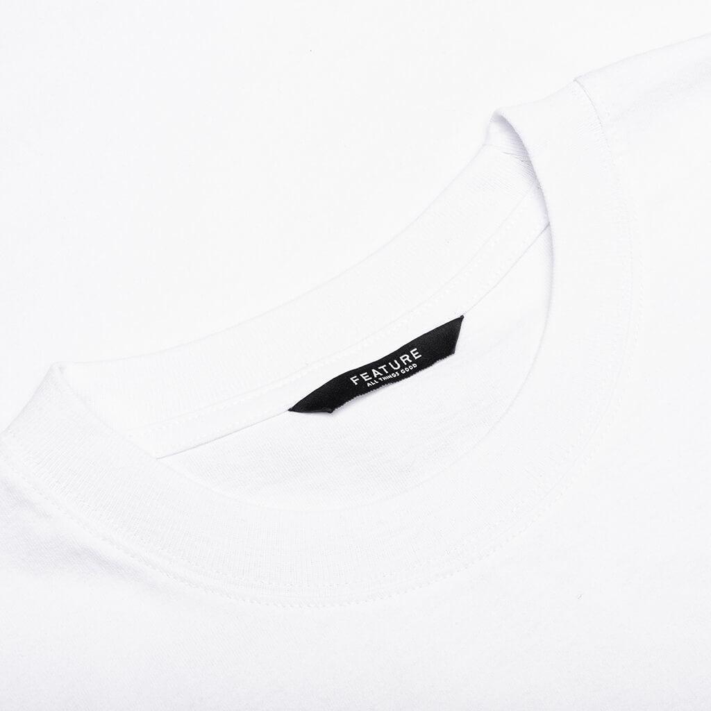 FEATURE x Los Angeles Lakers Airbrush Tee - White Male Product Image