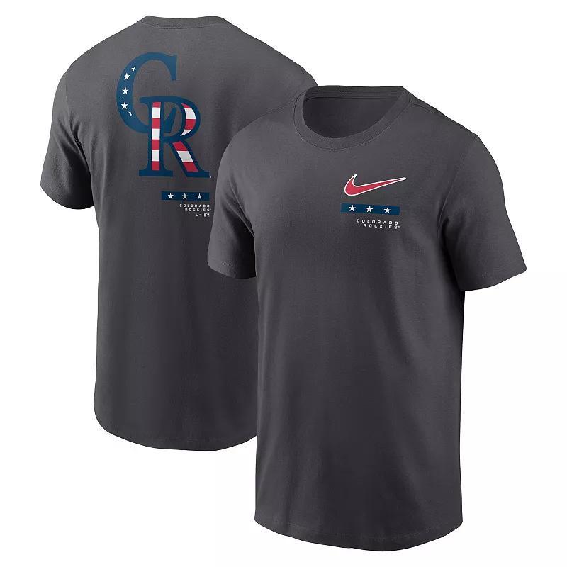 Men's Nike Black Arizona Diamondbacks Swoosh T-Shirt, Size: XL Product Image