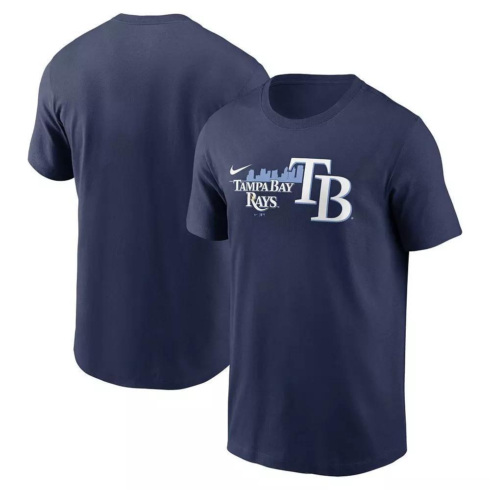 Mens Nike Red Cleveland Guardians Fuse Logo T-Shirt Product Image