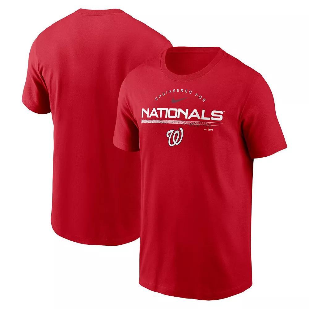 Men's Nike Red Washington Nationals Team Engineered Performance T-Shirt, Size: 2XL Product Image