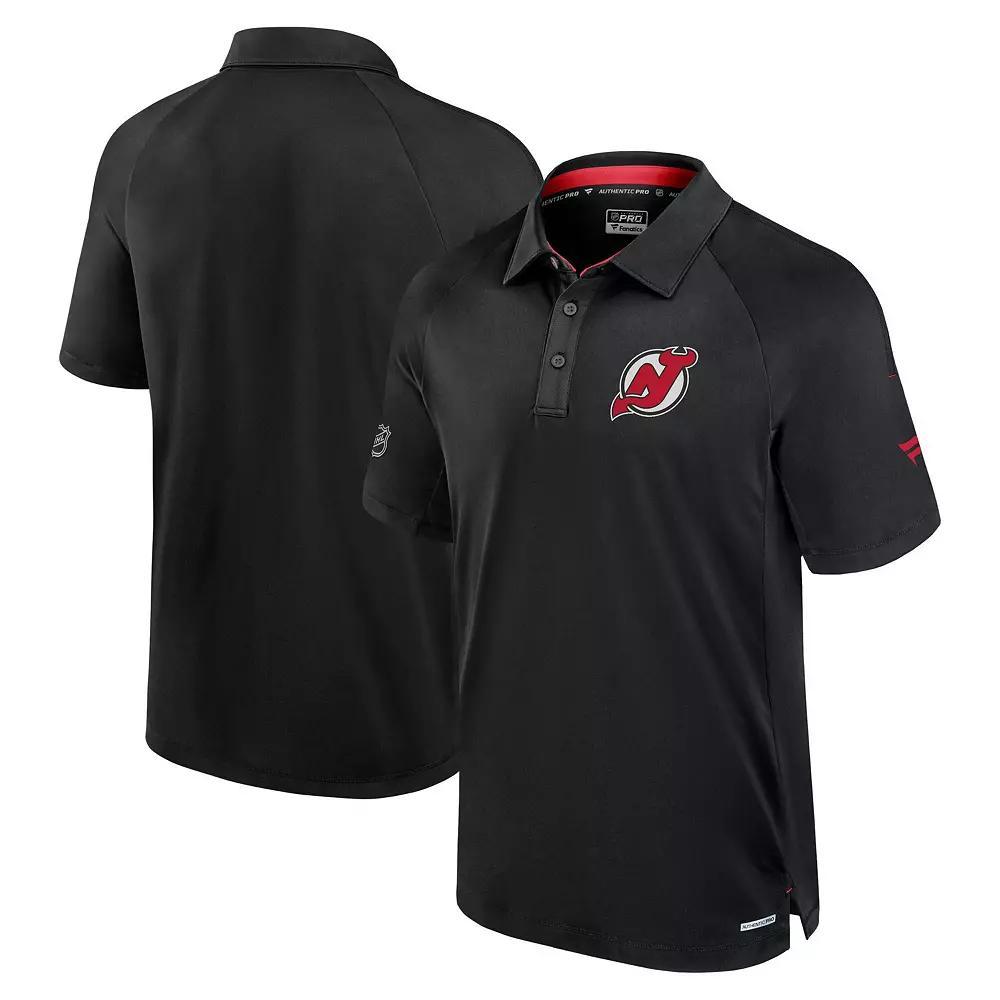Men's Fanatics  Black Boston Bruins Authentic Pro Rink Polo, Size: XL Product Image