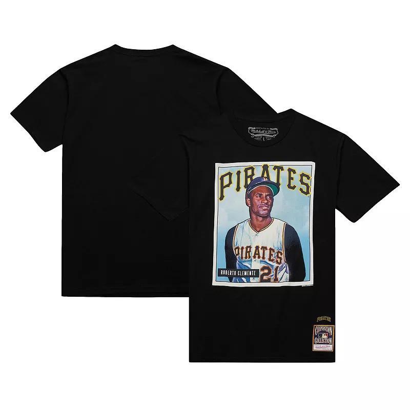 Mens Mitchell & Ness Roberto Clemente Pittsburgh Pirates Cooperstown Collection Collectors Connection T-Shirt Product Image