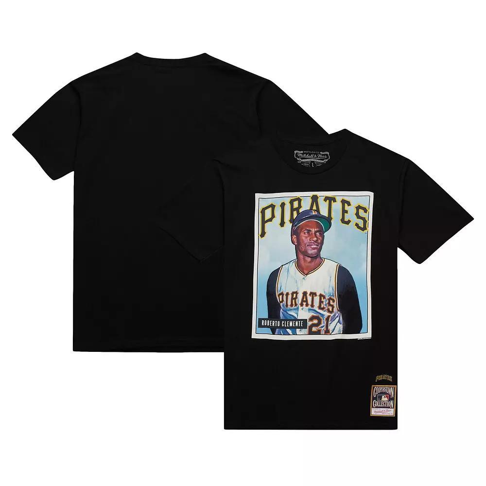 Mens Mitchell & Ness Roberto Clemente Pittsburgh Pirates Cooperstown Collection Collectors Connection T-Shirt Product Image