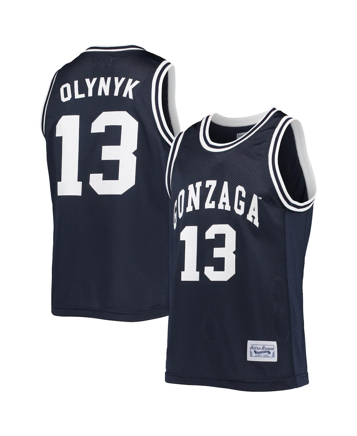 Men's Original Retro Brand Kelly Olynyk Navy Gonzaga Bulldogs Alumni Commemorative Classic Basketball Jersey, Size: Large, Zag Blue Product Image