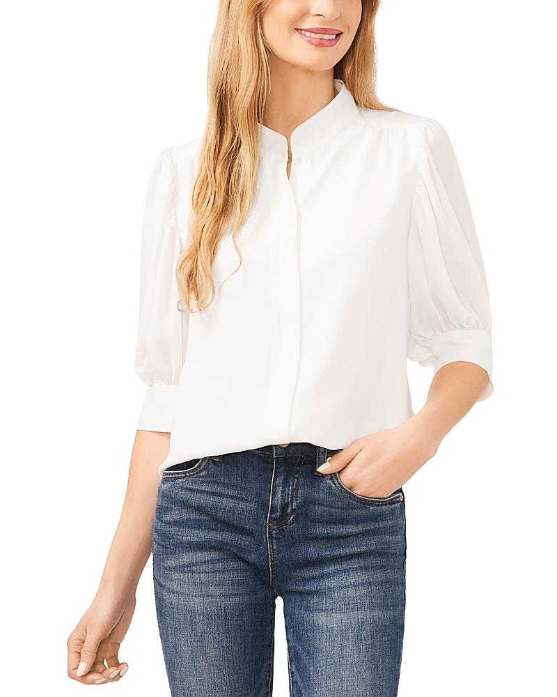CeCe Collared Button Down Blouse Product Image