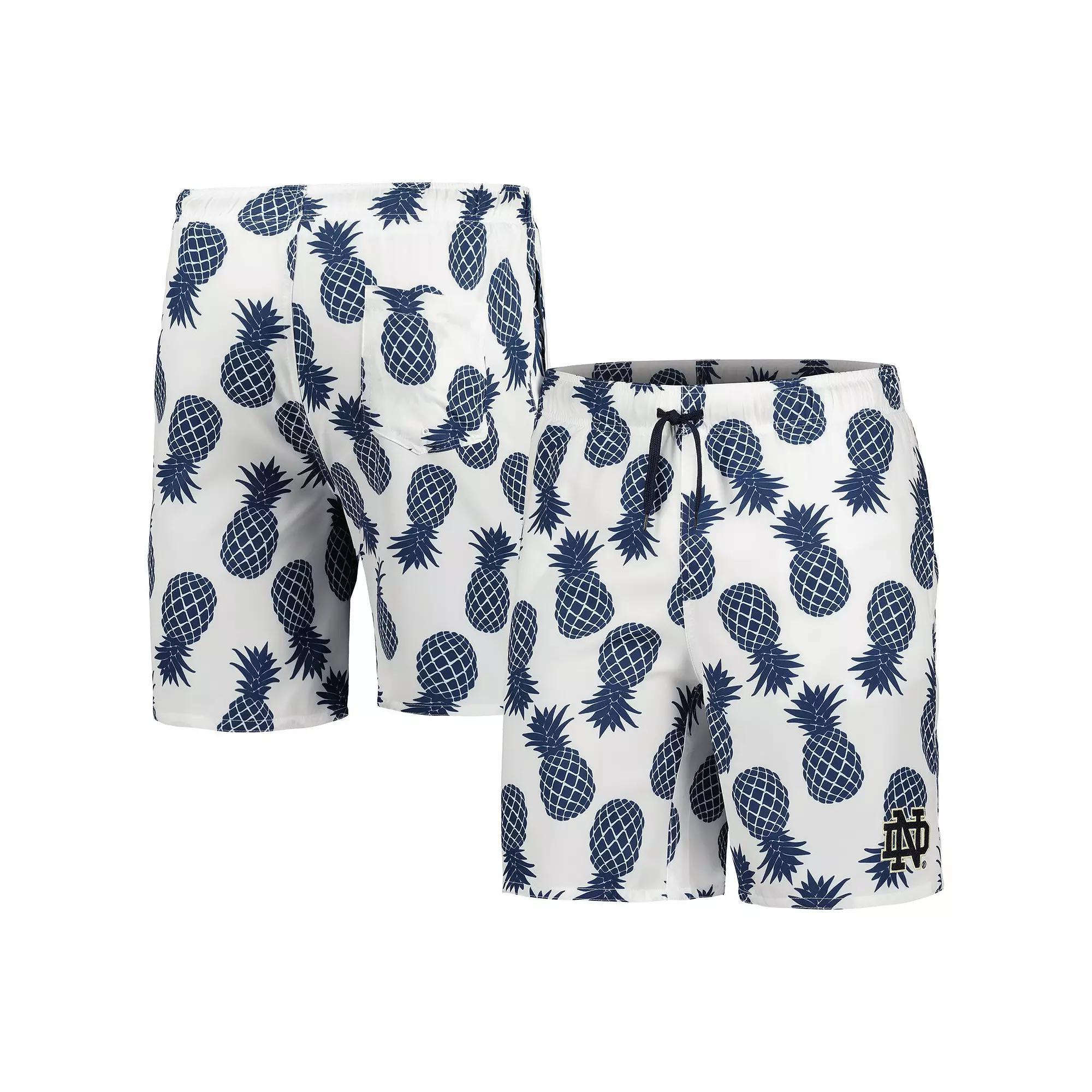 Mens Colosseum /Navy Notre Dame Fighting Irish Pineapple Swim Shorts Product Image