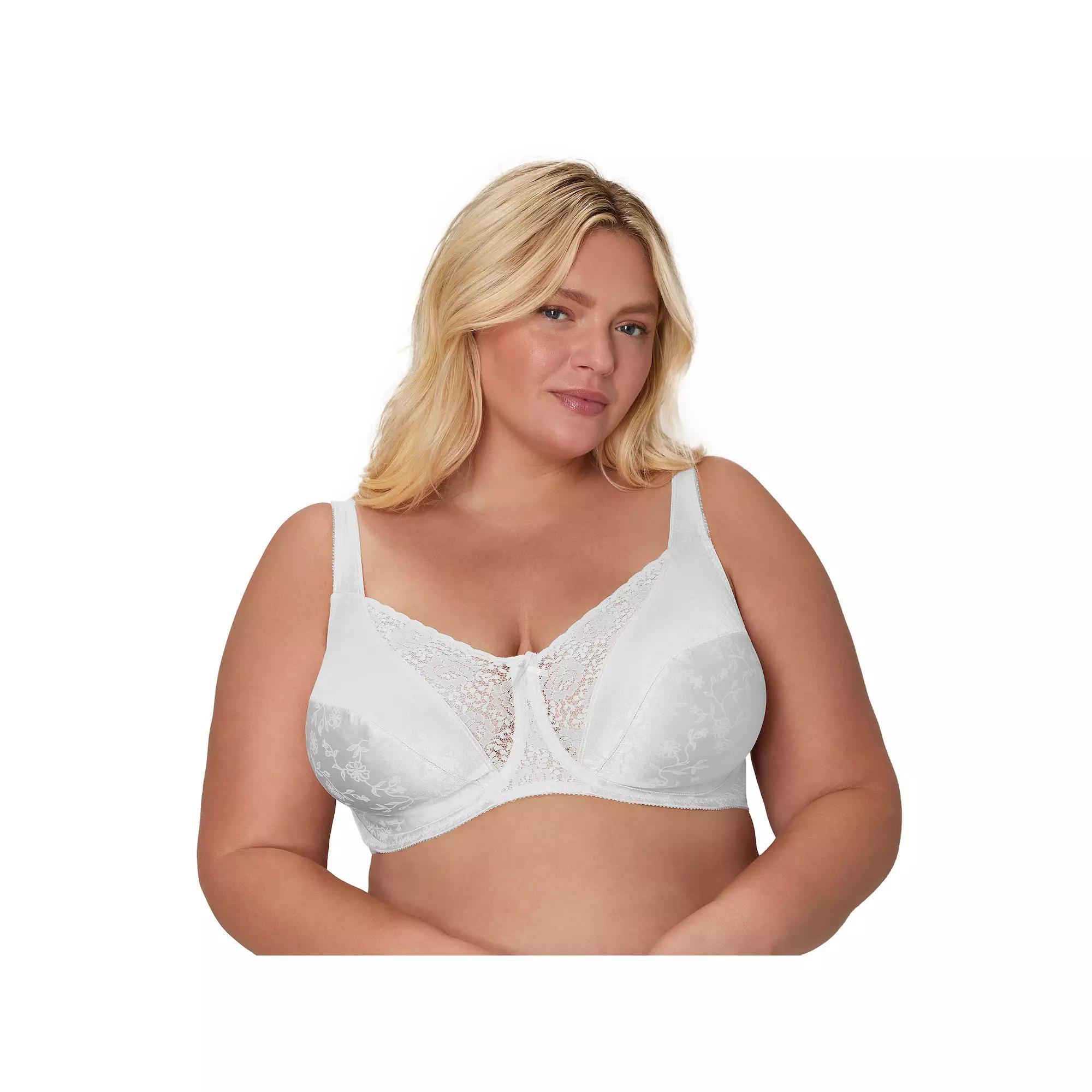 Playtex Secrets Lifts & Supports Full Figure Unlined Underwire Bra 4422, Womens Product Image