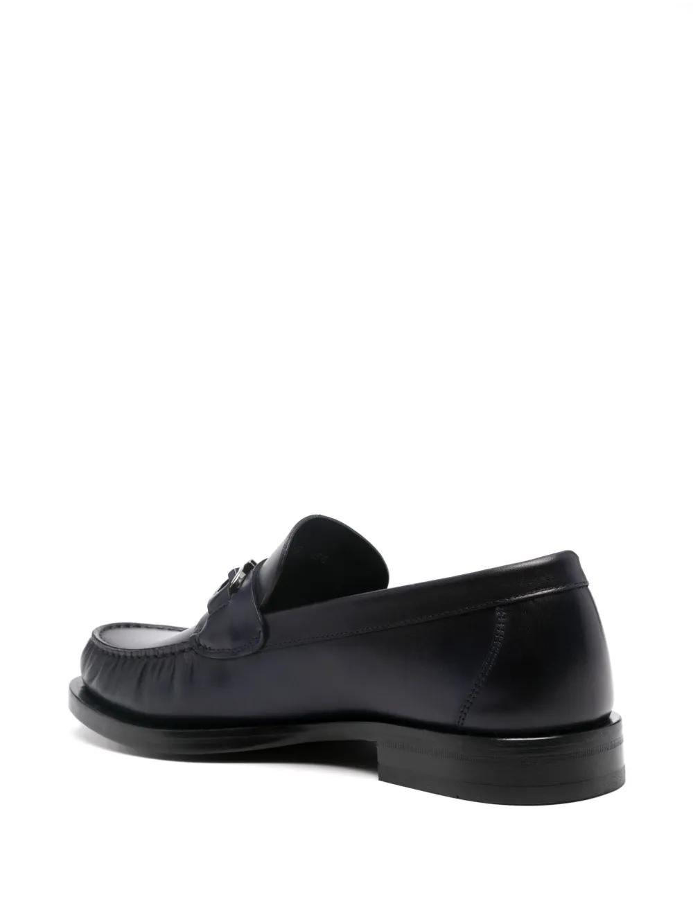 Gancini-plaque loafers Product Image