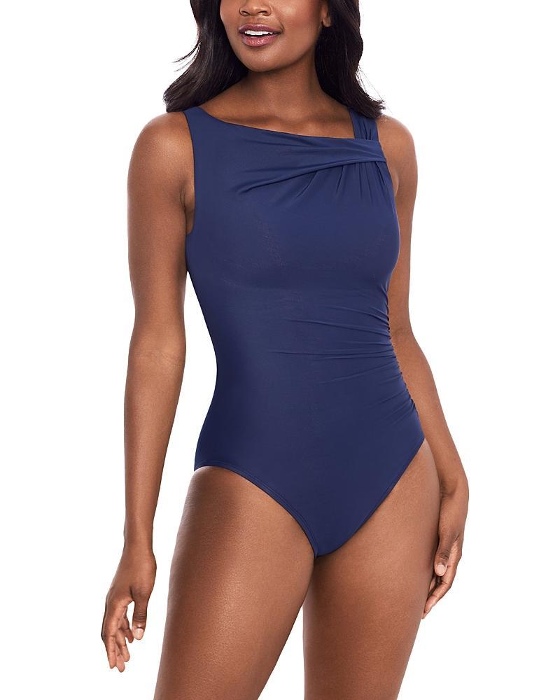 Miraclesuit Rock Solid Avra Underwire Asymmetric One Piece Swimsuit Product Image
