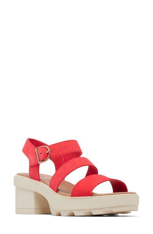 SOREL Joanie Heel Ankle Strap (Warm Gold/Gum 2) Women's Shoes Product Image