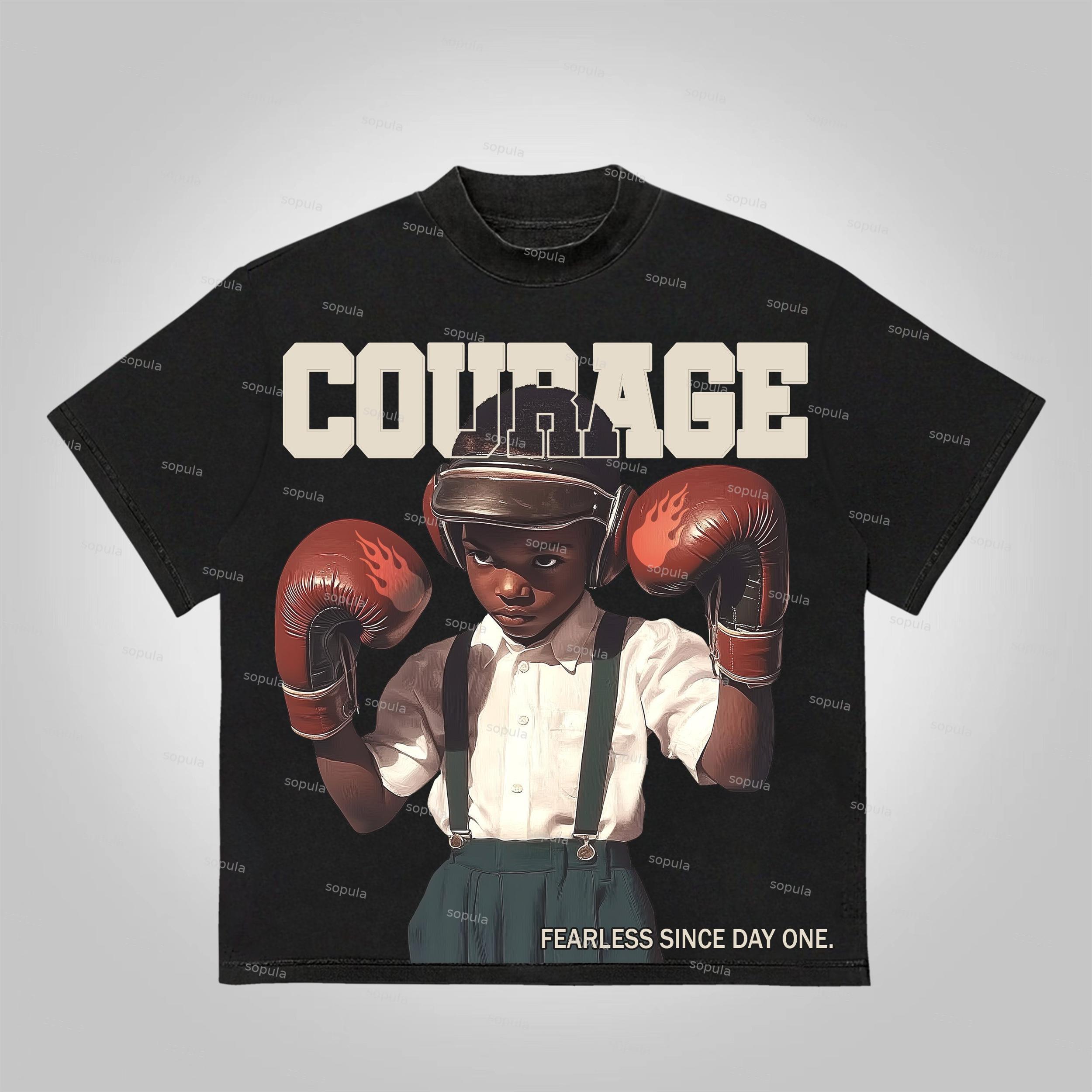Sopula Born In The Streets, Made In The Ring Cotton T-Shirt Product Image
