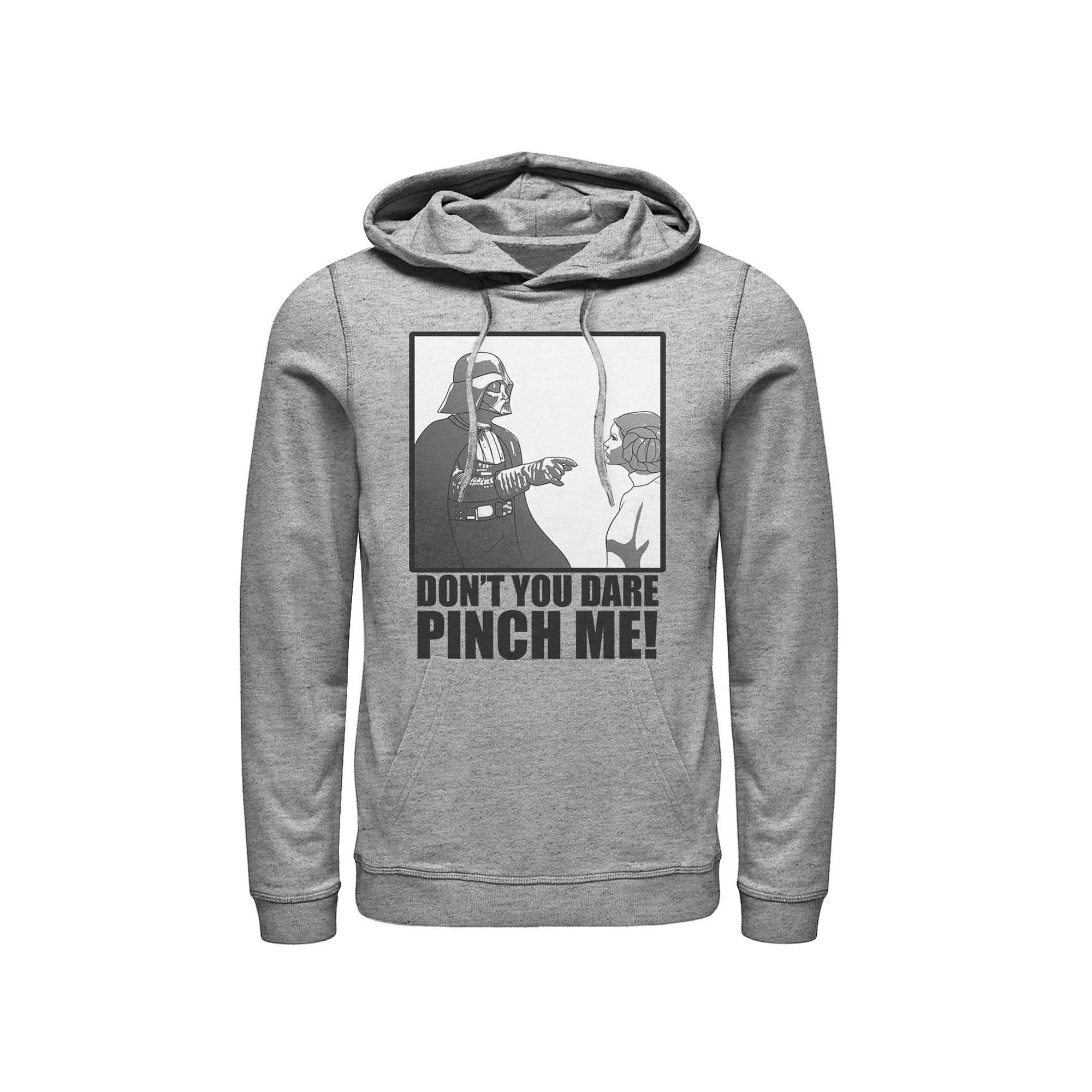 Men's Star Wars Vader Don't Pinch St. Patrick's Hoodie, Size: Medium, Athletic Grey Product Image