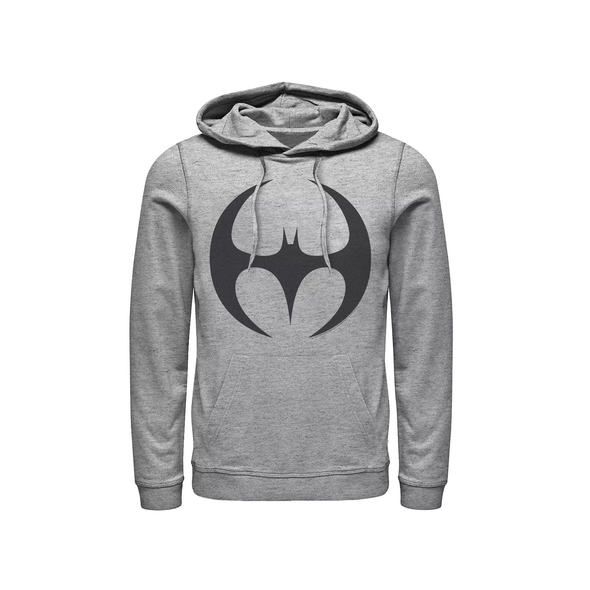Mens DC Comics Batman Gadgets Classic Logo Ringer Tee Athletic Grey Product Image