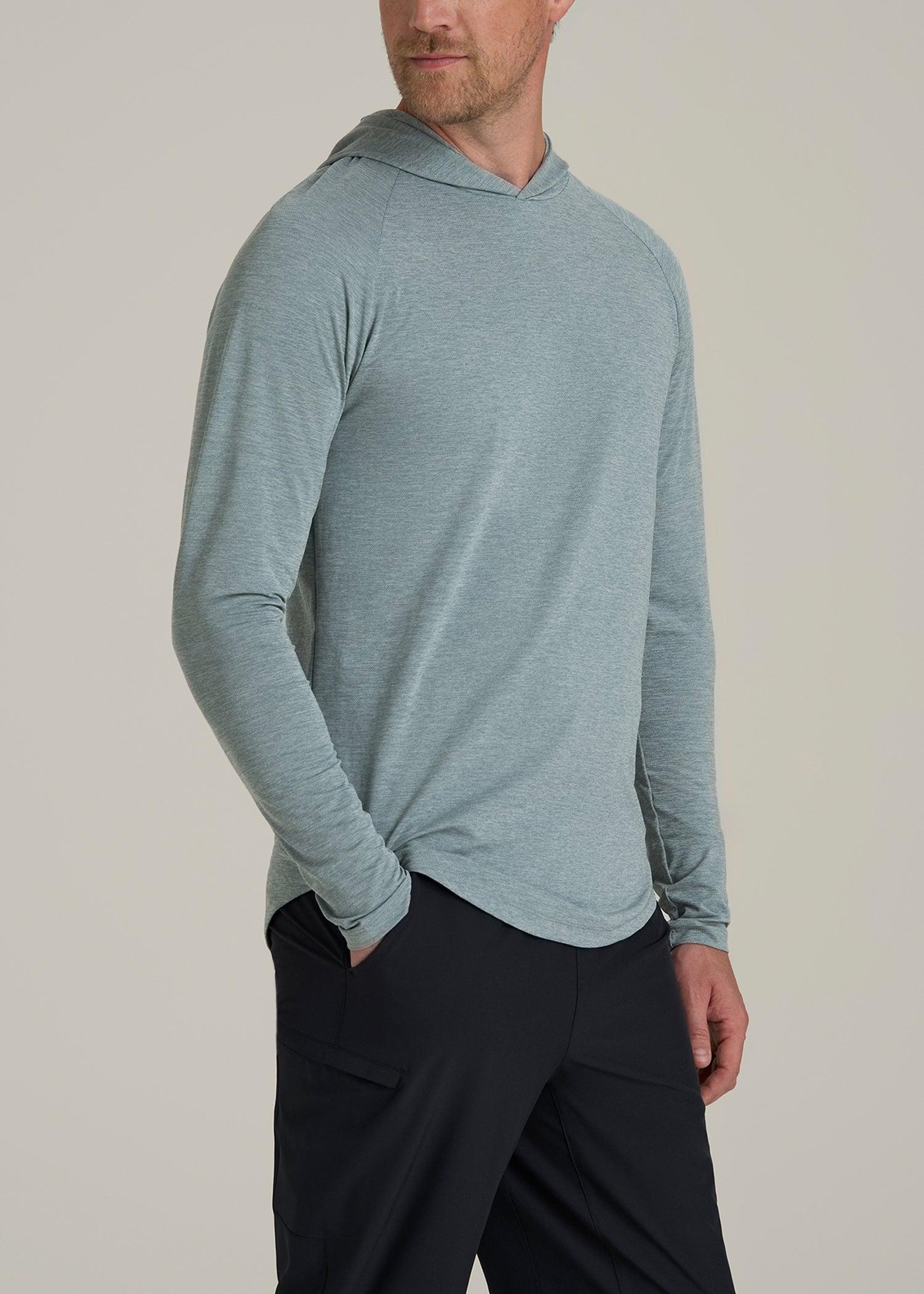 A.T. Performance Training Hoodie for Tall Men in Trooper Space Dye Male Product Image
