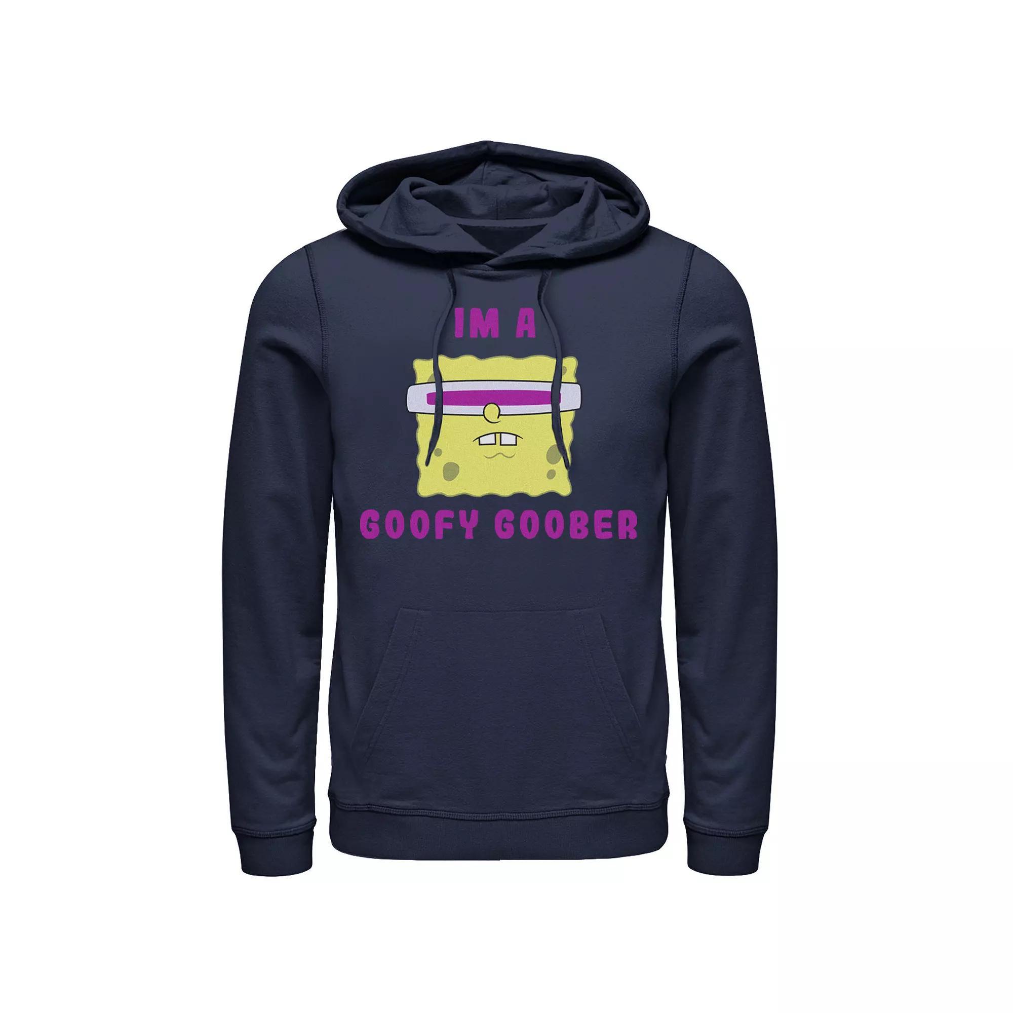 Men's Nickelodeon SpongeBob SquarePants I'm A Goofy Goober Portrait Graphic Hoodie, Size: 3XL, Blue Product Image