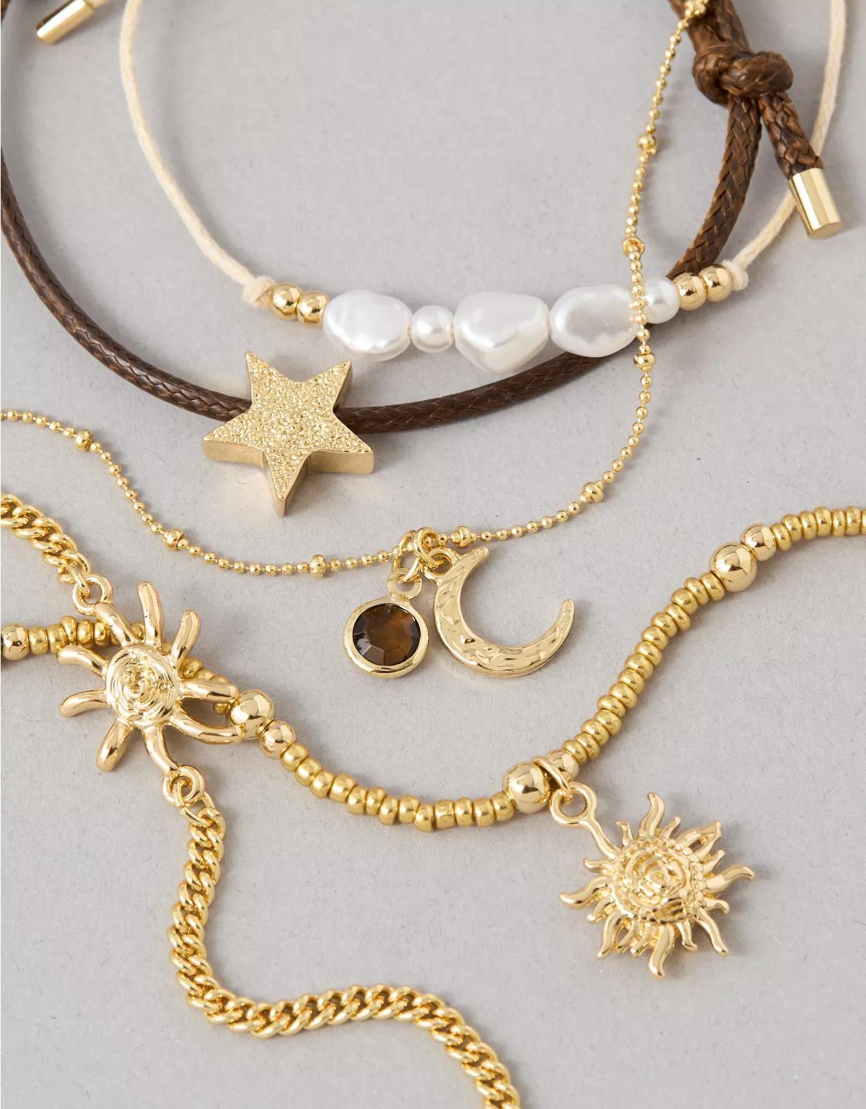 AEO Brown Bracelet 5-Pack Product Image