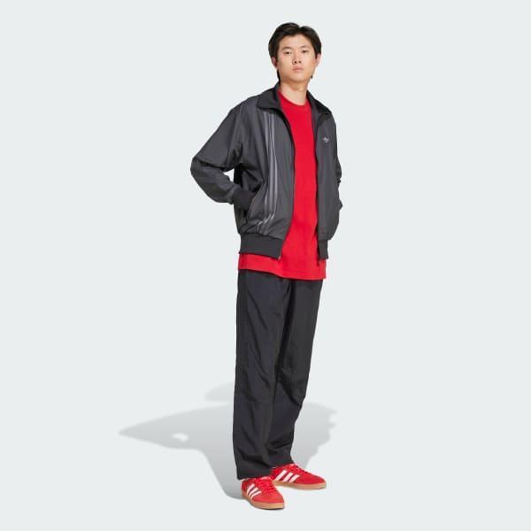 adidas Fashion Firebird Track Top Grey Two XL Mens Product Image