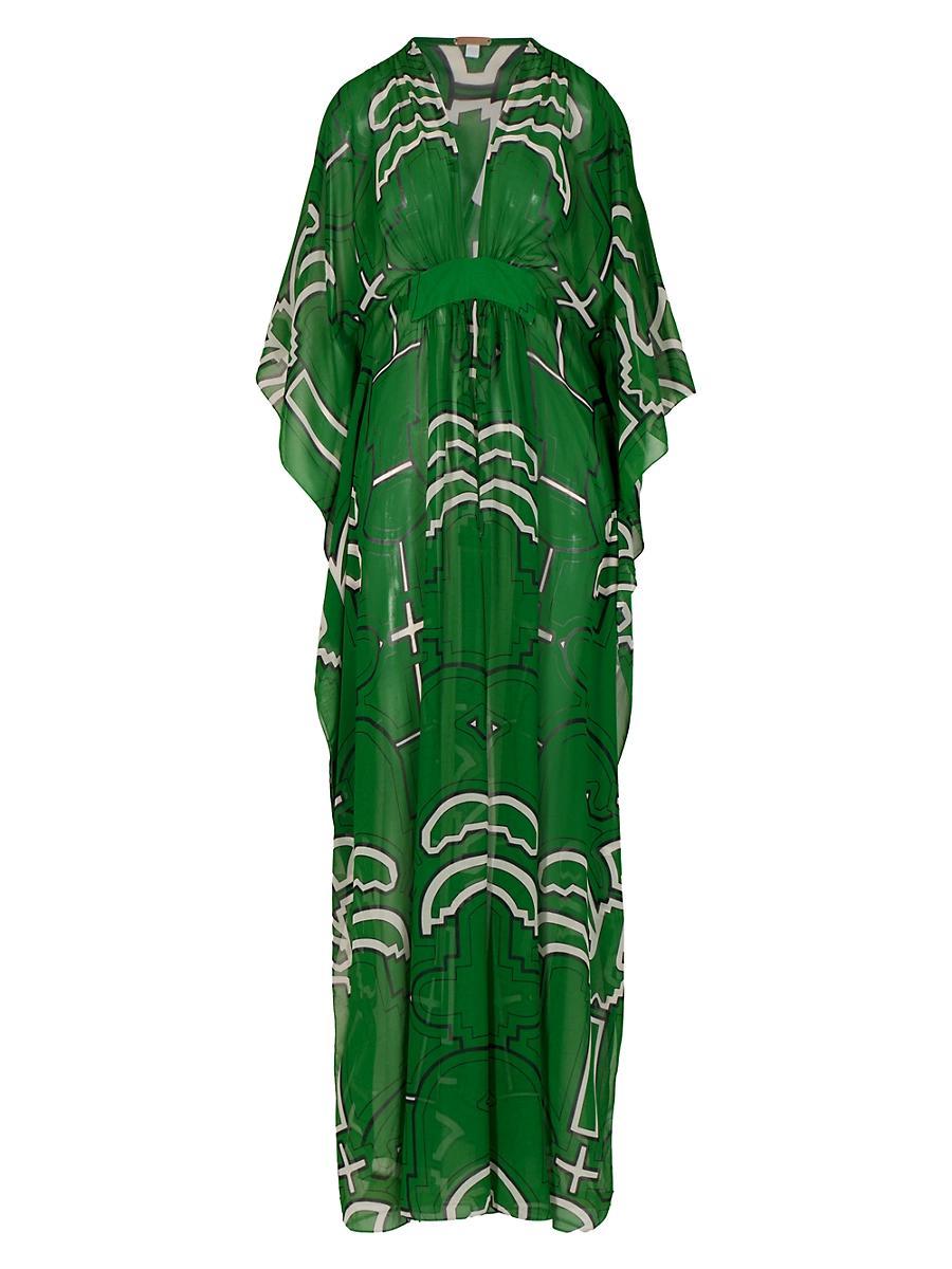 Womens Secret Garden Georgette Maxi Dress Product Image