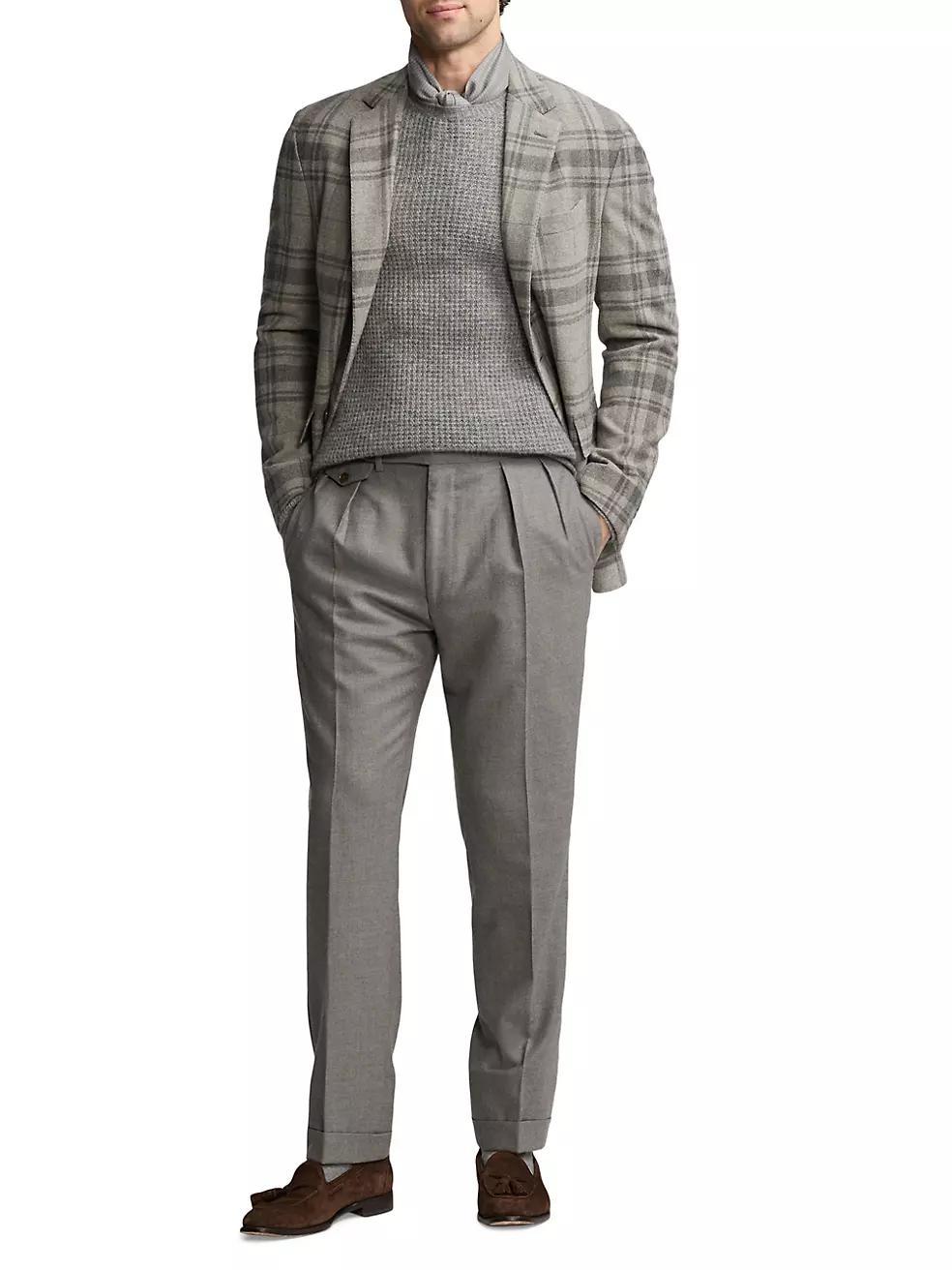 Cashmere-Silk Long-Sleeve Sweater Product Image