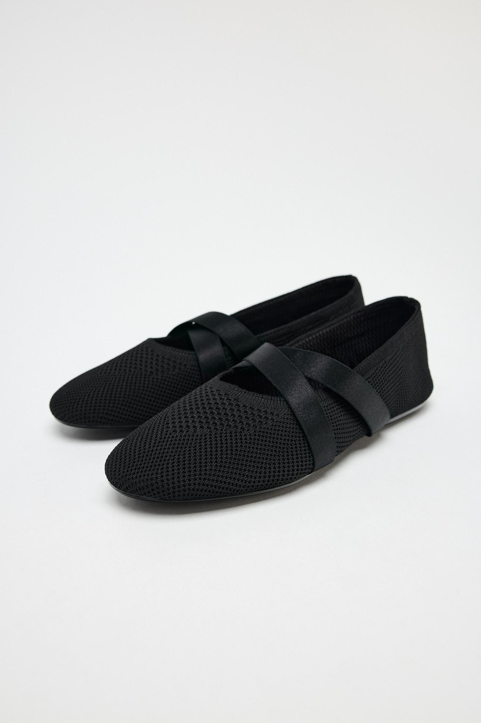 CROSSOVER FABRIC BALLET FLATS Product Image