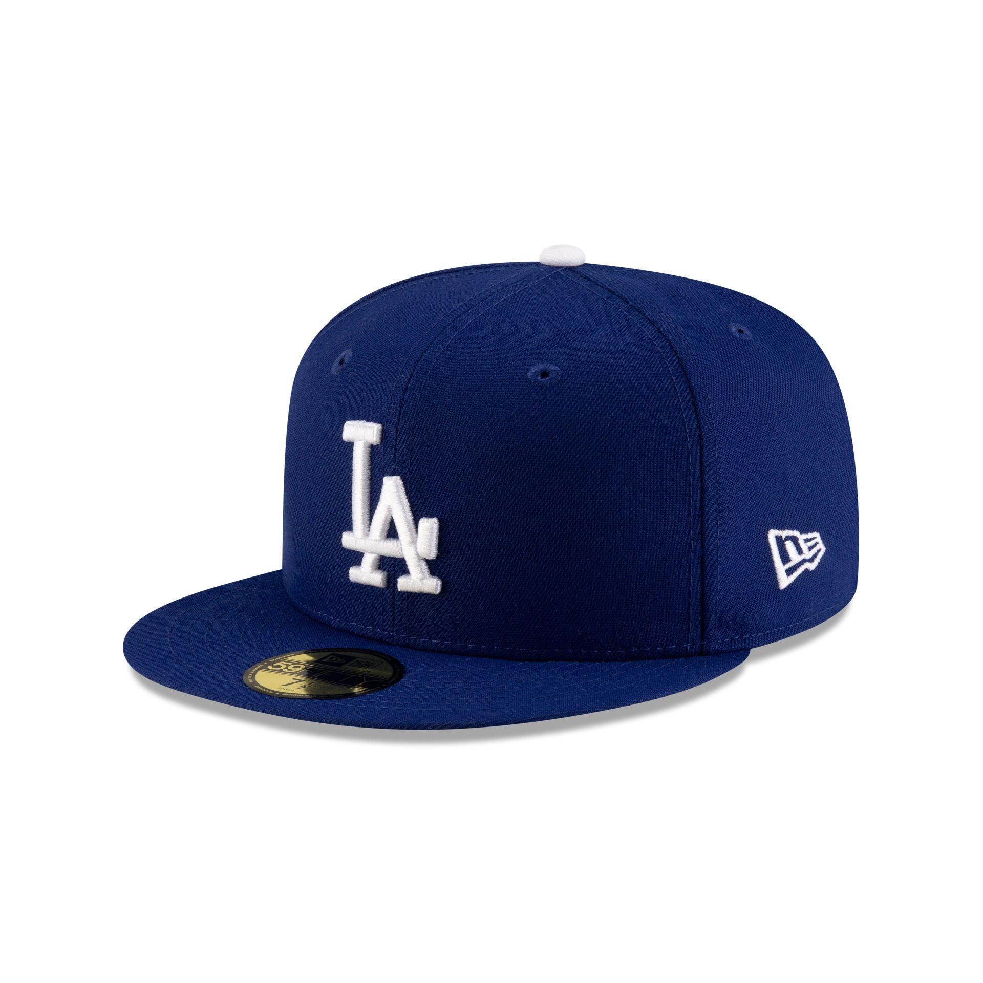 Los Angeles Dodgers Cardinal Basic 59FIFTY Fitted Hat Male Product Image