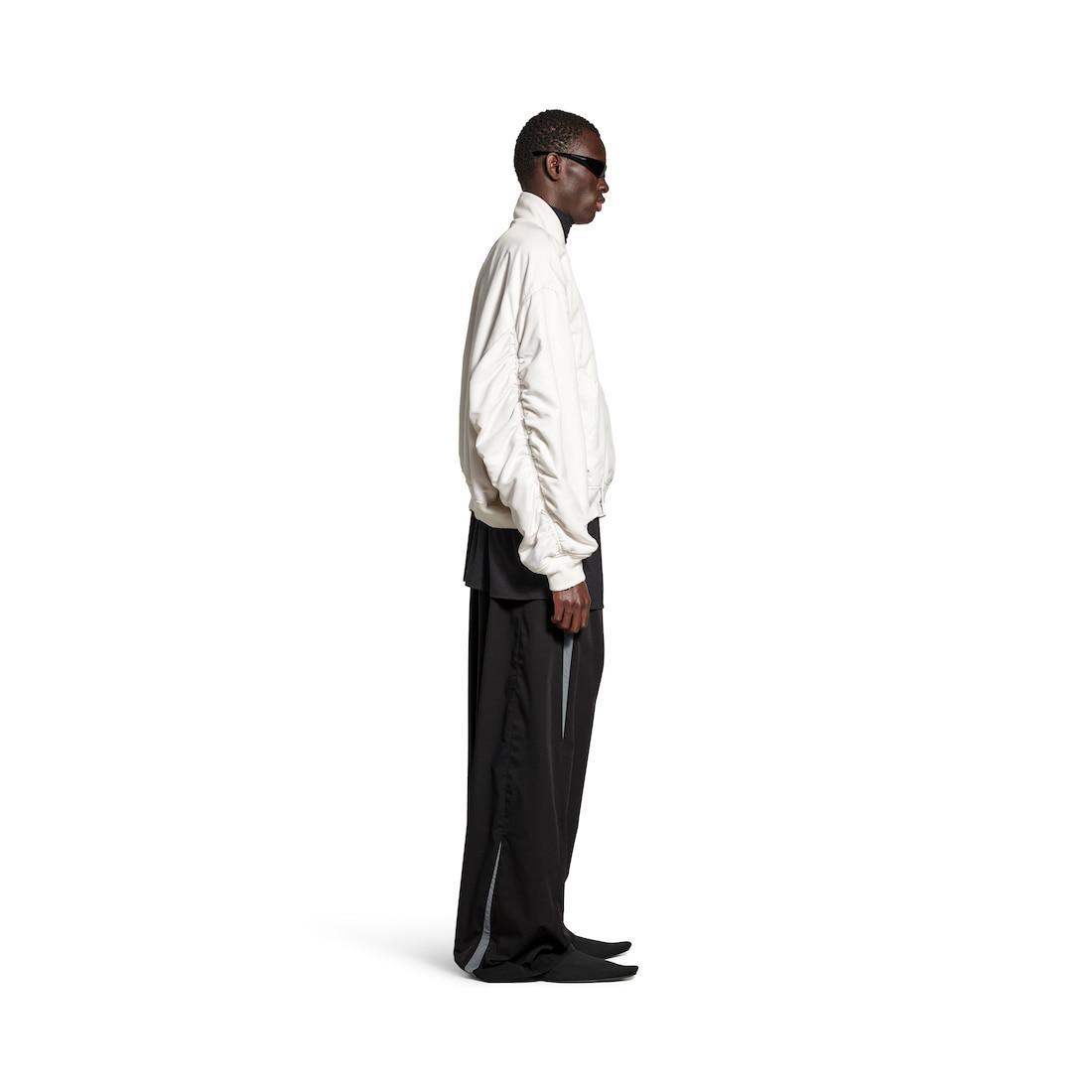 Men's Loop Sports Icon Varsity Jacket  in White Product Image
