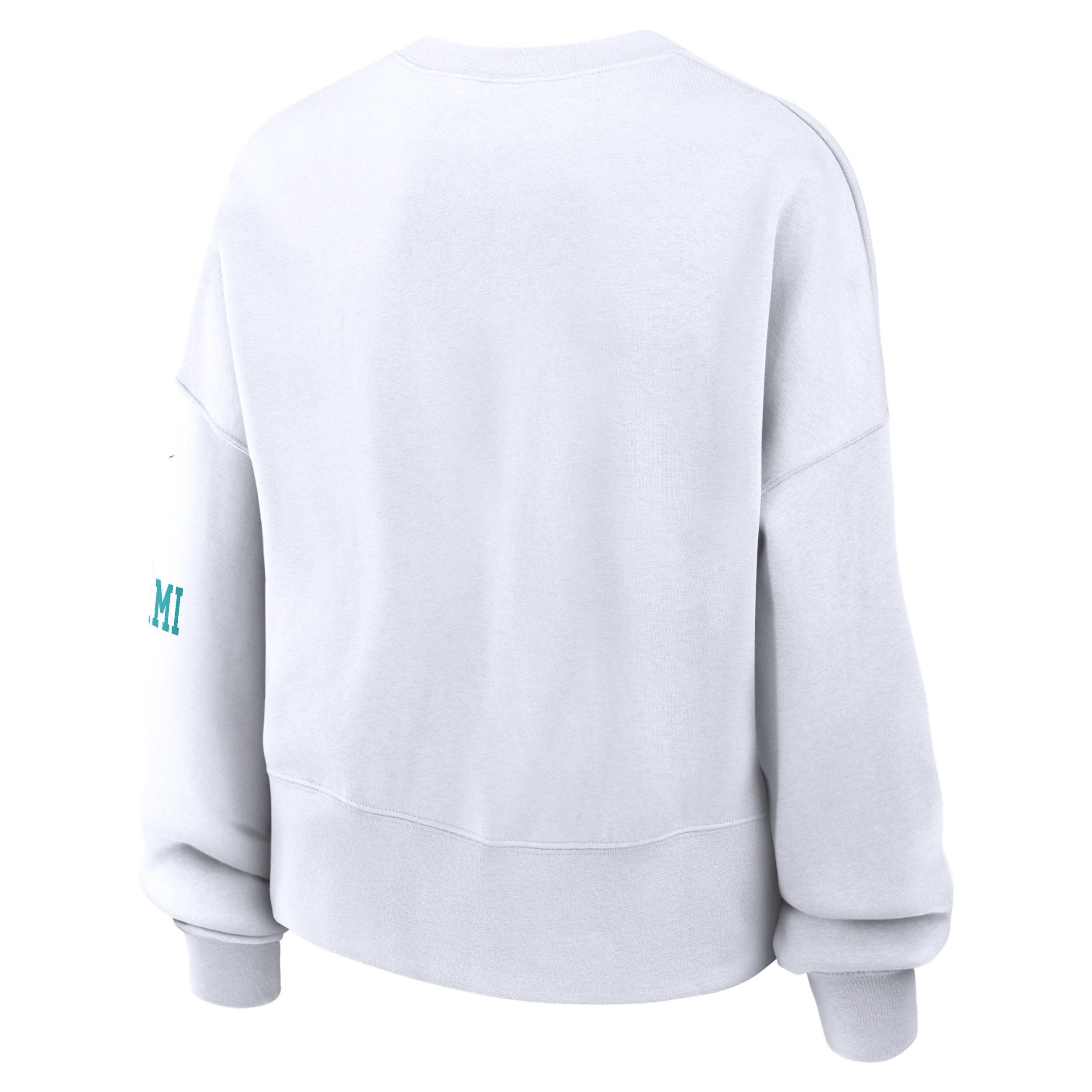 Miami Dolphins Nike Women's NFL Pullover Crew Product Image