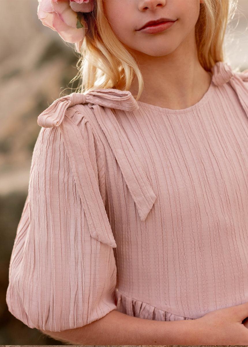 Maylie Dress in Desert Shell Girls Product Image