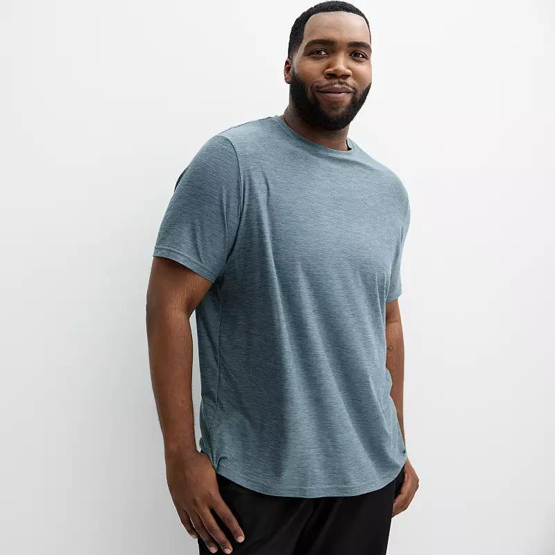 Big & Tall FLX Luxury Soft Wander Tee, Men's, Size: 3XB, Dusty Blue Product Image
