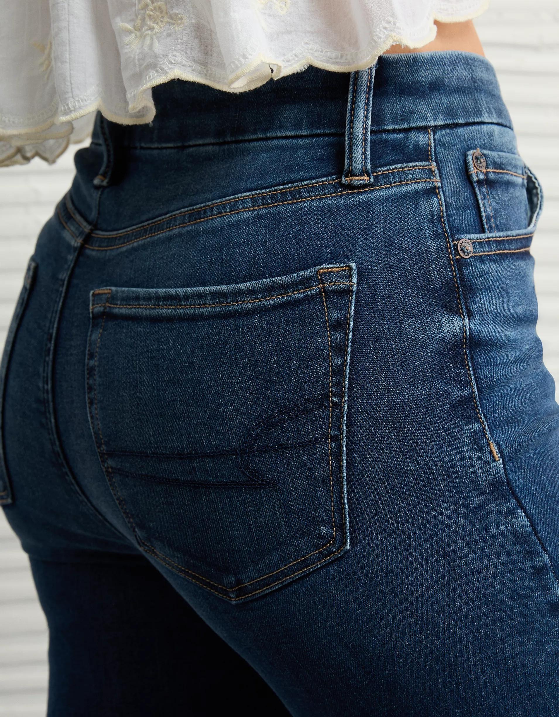 AE Luxe Super High-Waisted Flare Jean Product Image