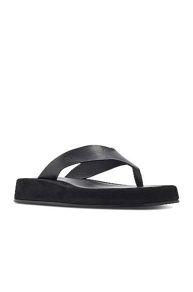 Ginza Flip-Flop Smooth Calfskin Sandals Product Image