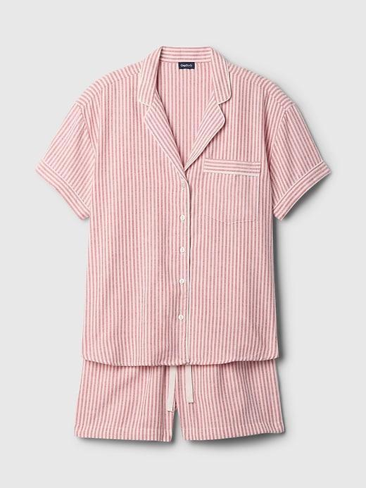 Flannel PJ Shorts Set Product Image